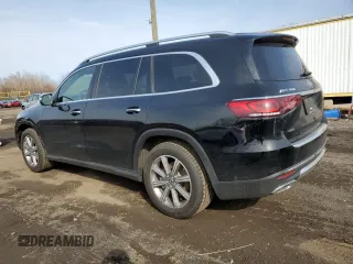 2021 Mercedes-Benz GLS with VIN 4JGFF5KE4MA573185, listed as a Copart auction lot 50042295 with 43,226 mi miles and Salvage Title. Bid and sale history available at carsss.com. Image 2.