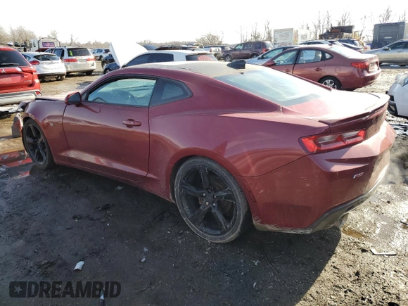 2018 Chevrolet Camaro 1LT with VIN 1G1FB1RS5J0173957, listed as a Copart auction lot 45187885 with 142,452 mi miles and Salvage Title. Bid and sale history available at carsss.com. Image 2.