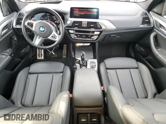 2020 BMW X3 M40i with VIN 5UXTY9C01L9B07923, listed as a Copart auction lot 88938645 with 69,328 mi miles and Salvage Title. Bid and sale history available at DreamBid. Image 8.