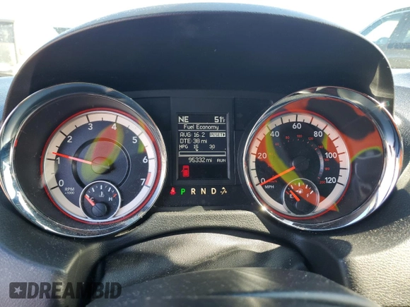 2017 Dodge Grand Caravan GT with VIN 2C4RDGEG0HR807338, listed as a Copart auction lot 47658835 with 95,332 mi miles and Salvage Title. Bid and sale history available at DreamBid. Image 9.