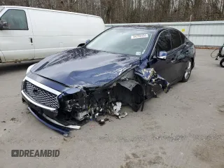 2022 Infiniti Q50 LUXE with VIN JN1EV7BR7NM341037, listed as a Copart auction lot 84798434 with 72,455 mi miles and Salvage Title. Bid and sale history available at carsss.com. Image 1.