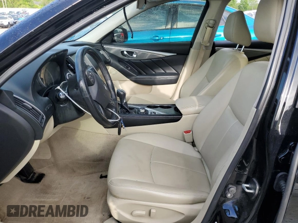 2015 Infiniti Q50 Premium z VIN JN1BV7AR8FM417810, wystawiony jako Copart lot #55492005 z przebiegiem 88 015 mil mil oraz Nie do naprawy • Non repairable. Historia ofert i sprzedaży dostępna na DreamBid. Obrazek 7.