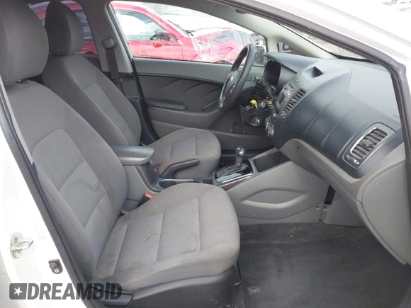 2017 Kia Forte LX with VIN 3KPFK4A71HE017819, listed as a IAAI auction lot 42086163 with 97,534 mi miles. Bid and sale history available at carsss.com. Image 5.