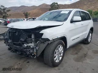 2021 Jeep Grand Cherokee Laredo X with VIN 1C4RJEAG7MC814311, listed as a IAAI auction lot 41086735 with 35,046 mi miles. Bid and sale history available at carsss.com. Image 2.