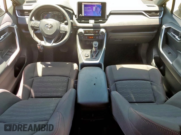 2025 Toyota RAV4 SE with VIN JTMCB3FV5SD244265, listed as a Copart auction lot 66194265 with 1,636 mi miles and Salvage title. Bid and sale history available at DreamBid. Image 8.