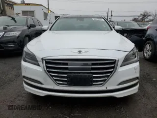 2017 Genesis G80 3.8L with VIN KMHGN4JE0HU184356, listed as a Copart auction lot 83612364 with 115,558 mi miles and Salvage Title. Bid and sale history available at DreamBid. Image 5.