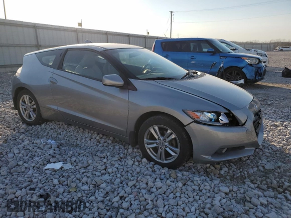 2011 Honda CR-Z EX with VIN JHMZF1D63BS007234, listed as a Copart auction lot 48788365 with 148,601 mi miles and Salvage Title. Bid and sale history available at carsss.com. Image 4.