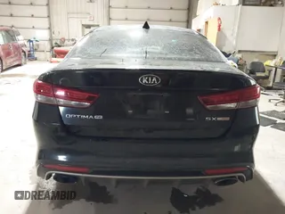 2016 Kia Optima SX Turbo with VIN 5XXGW4L27GG106780, listed as a IAAI auction lot 41586007 with 114,756 mi miles and . Bid and sale history available at carsss.com. Image 17.