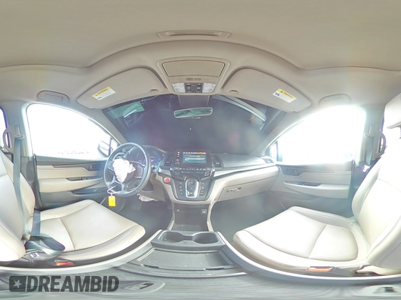 2022 Honda Odyssey EX-L with VIN 5FNRL6H72NB021962, listed as a Copart auction lot 47251375 with 47,627 mi miles and Salvage Title. Bid and sale history available at DreamBid. Image 13.