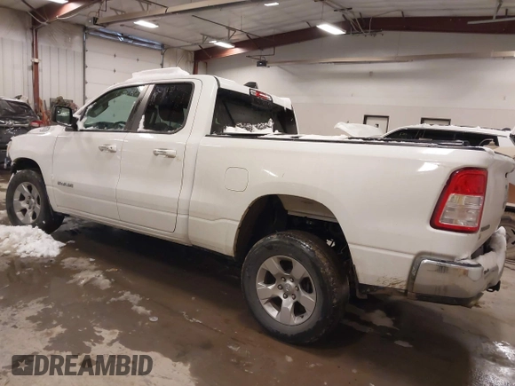 2020 Ram 1500 Big Horn with VIN 1C6SRFBT7LN404274, listed as a IAAI auction lot 41576959 with 66,394 mi miles. Bid and sale history available at carsss.com. Image 3.