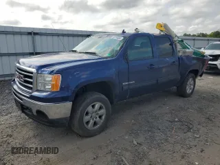 2013 GMC Sierra 1500 SLT with VIN 3GTP2WE70DG378533, listed as a Copart auction lot 59716065 with 233,607 mi miles and Salvage title. Bid and sale history available at DreamBid. Image 1.