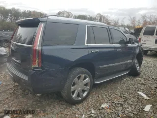 2017 Cadillac Escalade Luxury with VIN 1GYS4BKJ5HR217513, listed as a Copart auction lot 80950834 with 133,592 mi miles and Salvage Title. Bid and sale history available at carsss.com. Image 3.