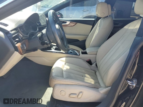 2020 Audi A5 Sportback Premium with VIN WAUANCF57LA004794, listed as a Copart auction lot 51111215 with 65,879 mi miles and Clean Title. Bid and sale history available at carsss.com. Image 7.