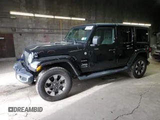 2022 Jeep Wrangler Unlimited Sahara Altitude with VIN 1C4HJXEG0NW115877, listed as a Copart auction lot 80689494 with 30,928 mi miles and Salvage Title. Bid and sale history available at DreamBid. Image 1.