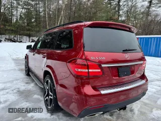 2018 Mercedes-Benz GLS 550 with VIN 4JGDF7DE1JB020273, listed as a Copart auction lot 47413425 with 36,949 mi miles and Clean title. Bid and sale history available at DreamBid. Image 3.