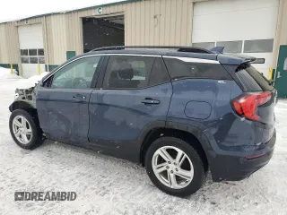 2018 GMC Terrain SLE with VIN 3GKALTEXXJL123185, listed as a Copart auction lot 45950595 with 120,635 mi miles and Salvage Title. Bid and sale history available at carsss.com. Image 2.