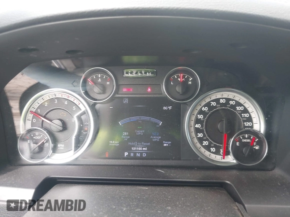 2013 Ram 2500 Laramie with VIN 3C6UR5FL1DG526345, listed as a IAAI auction lot 42328430 with 121,155 mi miles and . Bid and sale history available at DreamBid. Image 7.
