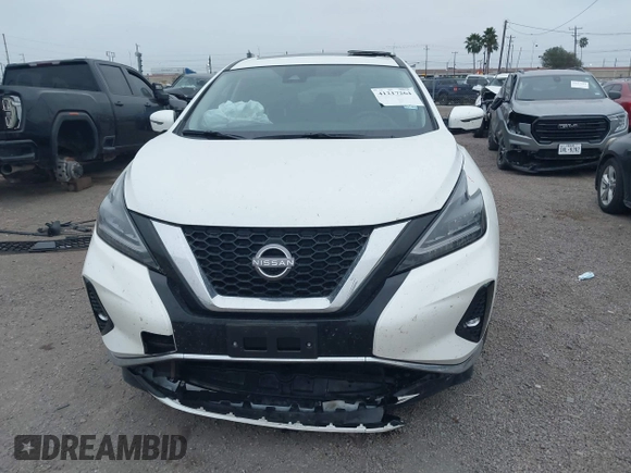2024 Nissan Murano SL with VIN 5N1AZ2CJ8RC119142, listed as a IAAI auction lot 41217264 with 6,793 mi miles. Bid and sale history available at carsss.com. Image 13.