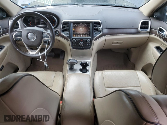2015 Jeep Grand Cherokee Overland with VIN 1C4RJFCG0FC848046, listed as a Copart auction lot 49514795 with 212,688 mi miles and Clean title. Bid and sale history available at DreamBid. Image 8.
