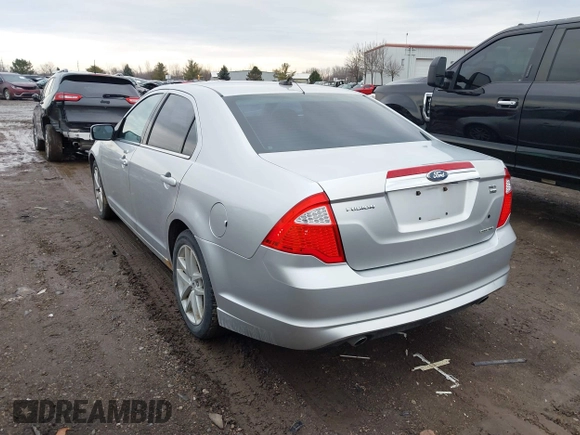 2011 Ford Fusion SEL with VIN 3FAHP0CG6BR346120, listed as a IAAI auction lot 41729359 with 95,690 mi miles. Bid and sale history available at carsss.com. Image 3.