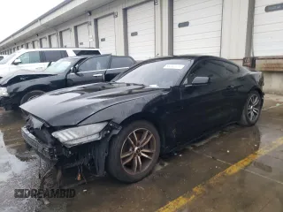 2015 Ford Mustang EcoBoost with VIN 1FA6P8TH1F5337025, listed as a Copart auction lot 86886574 with 87,016 mi miles and Salvage Title. Bid and sale history available at carsss.com. Image 1.