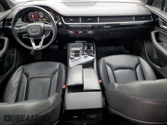 2017 Audi Q7 Premium Plus with VIN WA1LAAF71HD032877, listed as a Copart auction lot 46947115 with 115,218 mi miles and Salvage Title. Bid and sale history available at carsss.com. Image 8.