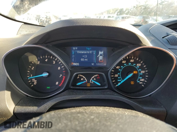 2014 Ford Escape S with VIN 1FMCU0F7XEUD14465, listed as a Copart auction lot 48745145 with 105,523 mi miles and Salvage Title. Bid and sale history available at carsss.com. Image 9.