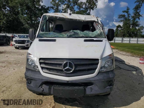 2017 Mercedes-Benz Sprinter with VIN WD4PE7CD4HP383635, listed as a Copart auction lot 74602564 with 24,231 mi miles and Non Repairable. Bid and sale history available at DreamBid. Image 5.