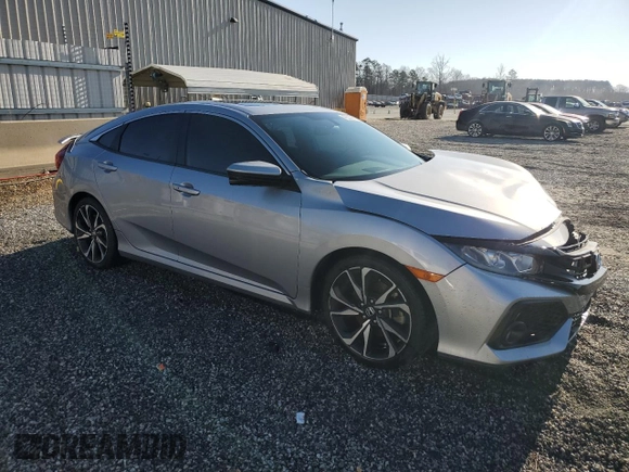 2017 Honda Civic Sedan Si with VIN 2HGFC1E50HH700637, listed as a Copart auction lot 46353815 with 141,533 mi miles and Salvage Title. Bid and sale history available at carsss.com. Image 4.