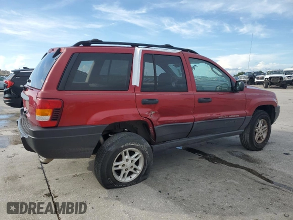 2004 Jeep Grand Cherokee Laredo z VIN 1J4GX48S24C348436, wystawiony jako Copart lot #61930385 z przebiegiem 97 536 mil mil oraz Szkoda całkowita • Salvage title. Historia ofert i sprzedaży dostępna na DreamBid. Obrazek 3.