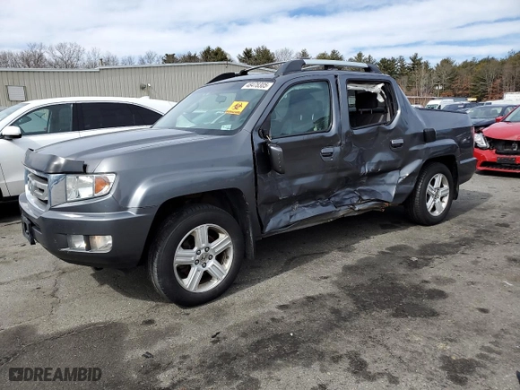 2011 Honda Ridgeline RTL with VIN 5FPYK1F55BB455122, listed as a Copart auction lot 48478305 with 233,972 mi miles and Salvage Title. Bid and sale history available at carsss.com. Image 1.