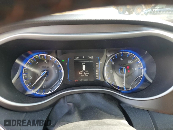 2020 Chrysler Pacifica Touring L with VIN 2C4RC1BG2LR110816, listed as a Copart auction lot 58183415 with 47,184 mi miles and Salvage title. Bid and sale history available at DreamBid. Image 9.