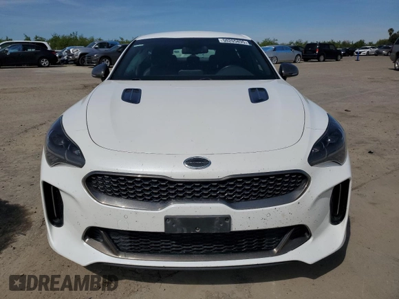 2020 Kia Stinger GT with VIN KNAE35LC7L6078130, listed as a Copart auction lot 50265895 with 83,540 mi miles and Salvage Title. Bid and sale history available at carsss.com. Image 5.
