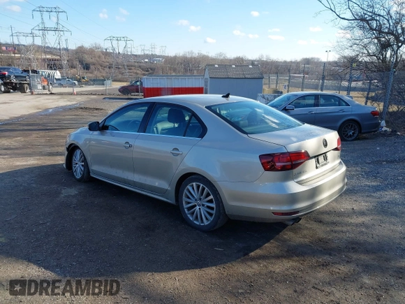 2016 Volkswagen Jetta Sedan 1.8T SEL with VIN 3VWL07AJ0GM313695, listed as a IAAI auction lot 41523515 with 94,212 mi miles. Bid and sale history available at carsss.com. Image 3.