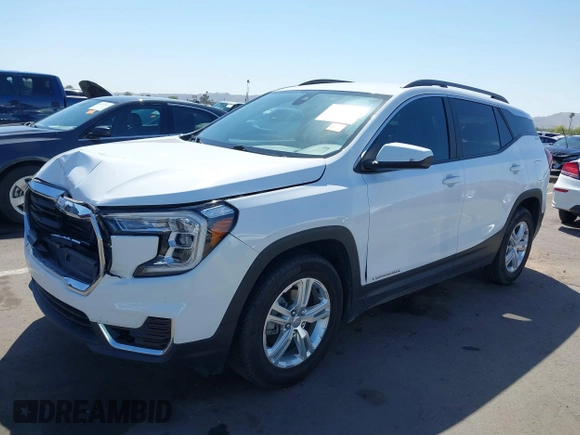 2022 GMC Terrain SLE with VIN 3GKALMEV2NL146762, listed as a IAAI auction lot 41991834 with 68,209 mi miles. Bid and sale history available at carsss.com. Image 2.