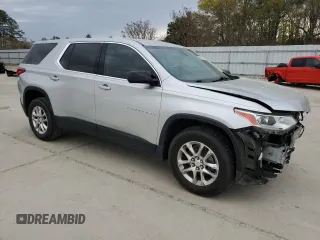 2019 Chevrolet Traverse LS with VIN 1GNERFKW8KJ145727, listed as a Copart auction lot 50228015 with 132,212 mi miles and Salvage Title. Bid and sale history available at carsss.com. Image 4.