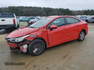 2018 Chevrolet Cruze LS with VIN 1G1BC5SM5J7103851, listed as a Copart auction lot 44231375 with 60,720 mi miles and Salvage Title. Bid and sale history available at DreamBid. Image 1.