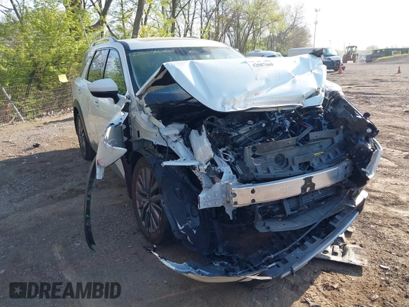 2023 Nissan Pathfinder SL with VIN 5N1DR3CD1PC208061, listed as a IAAI auction lot 42087660 with 37,018 mi miles and . Bid and sale history available at DreamBid. Image 1.