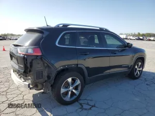 2019 Jeep Cherokee Limited with VIN 1C4PJMDX0KD197631, listed as a Copart auction lot 52078845 with 86,281 mi miles and Salvage title. Bid and sale history available at DreamBid. Image 3.