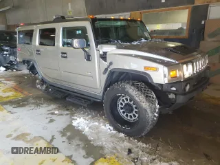 2004 Hummer H2 with VIN 5GRGN23U34H104465, listed as a Copart auction lot 41432055 with 154,346 mi miles and Salvage Title. Bid and sale history available at carsss.com. Image 4.