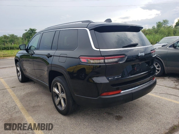 2021 Jeep Grand Cherokee Limited with VIN 1C4RJKBG2M8127060, listed as a IAAI auction lot 42796090 with 90,586 mi miles and . Bid and sale history available at DreamBid. Image 5.