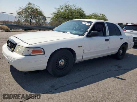 2001 Ford Crown Victoria Police Interceptor z VIN 2FAFP71W01X185449, wystawiony jako Copart lot #70462294 z przebiegiem 163 830 mil mil oraz Szkoda całkowita • Salvage title. Historia ofert i sprzedaży dostępna na DreamBid. Obrazek 1.