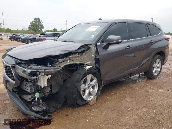 2021 Toyota Highlander L with VIN 5TDCZRAH2MS055113, listed as a IAAI auction lot 41947641 with 58,245 mi miles and . Bid and sale history available at DreamBid. Image 18.