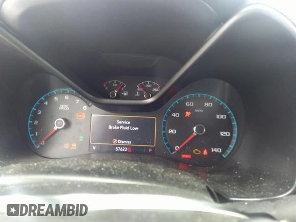 2019 Chevrolet Colorado 4WD LT with VIN 1GCHTCEN1K1345700, listed as a IAAI auction lot 39628771 with 57,622 mi miles. Bid and sale history available at carsss.com. Image 7.