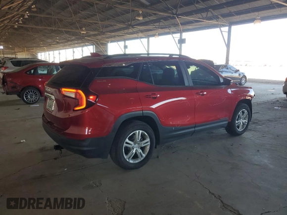 2023 GMC Terrain SLE z VIN 3GKALMEG7PL176179, wystawiony jako Copart lot #61938825 z przebiegiem 15 000 mil mil oraz Szkoda całkowita • Salvage title. Historia ofert i sprzedaży dostępna na DreamBid. Obrazek 3.