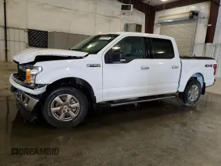 2018 Ford F-150 XL with VIN 1FTEW1EPXJFA44652, listed as a Copart auction lot 58329735 with 98,054 mi miles and Salvage title. Bid and sale history available at DreamBid. Image 1.
