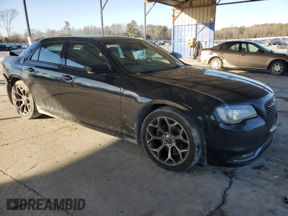 2017 Chrysler 300 S with VIN 2C3CCABG8HH596913, listed as a Copart auction lot 43037715 with 56,512 mi miles and Salvage Title. Bid and sale history available at DreamBid. Image 4.
