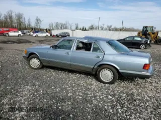 1986 Mercedes-Benz 300 with VIN WDBCB25D9GA279756, listed as a Copart auction lot 46860345 with 210,386 mi miles and Salvage Title. Bid and sale history available at carsss.com. Image 10.