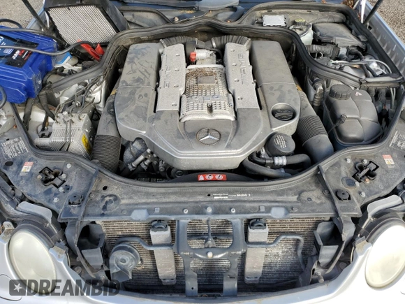 2005 Mercedes-Benz E-Class 5.5L AMG with VIN WDBUF76J55A775449, listed as a Copart auction lot 48429765 with 0 mi miles and Salvage Title. Bid and sale history available at carsss.com. Image 12.