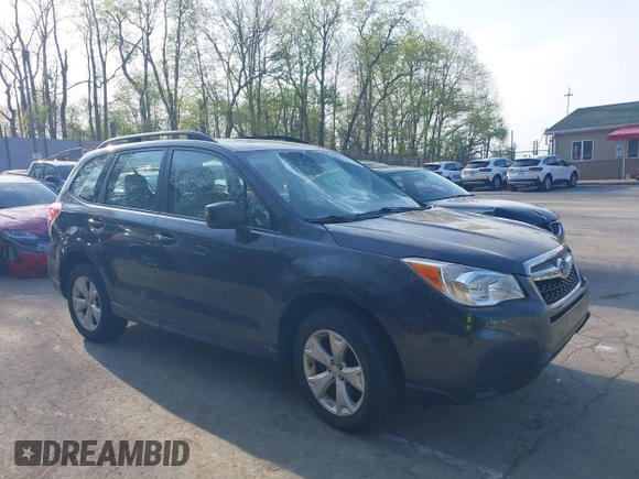 2015 Subaru Forester 2.5i with VIN JF2SJABCXFH599231, listed as a IAAI auction lot 42166220 with 60,409 mi miles and . Bid and sale history available at DreamBid. Image 1.